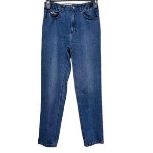 Vintage 1980s Gitano Mom Jeans High Rise Straight Leg Blue Denin Women's Size 6?